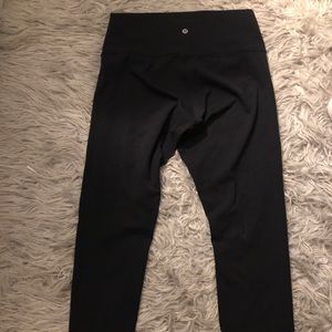 Lululemon Black Wunder Under NWOT